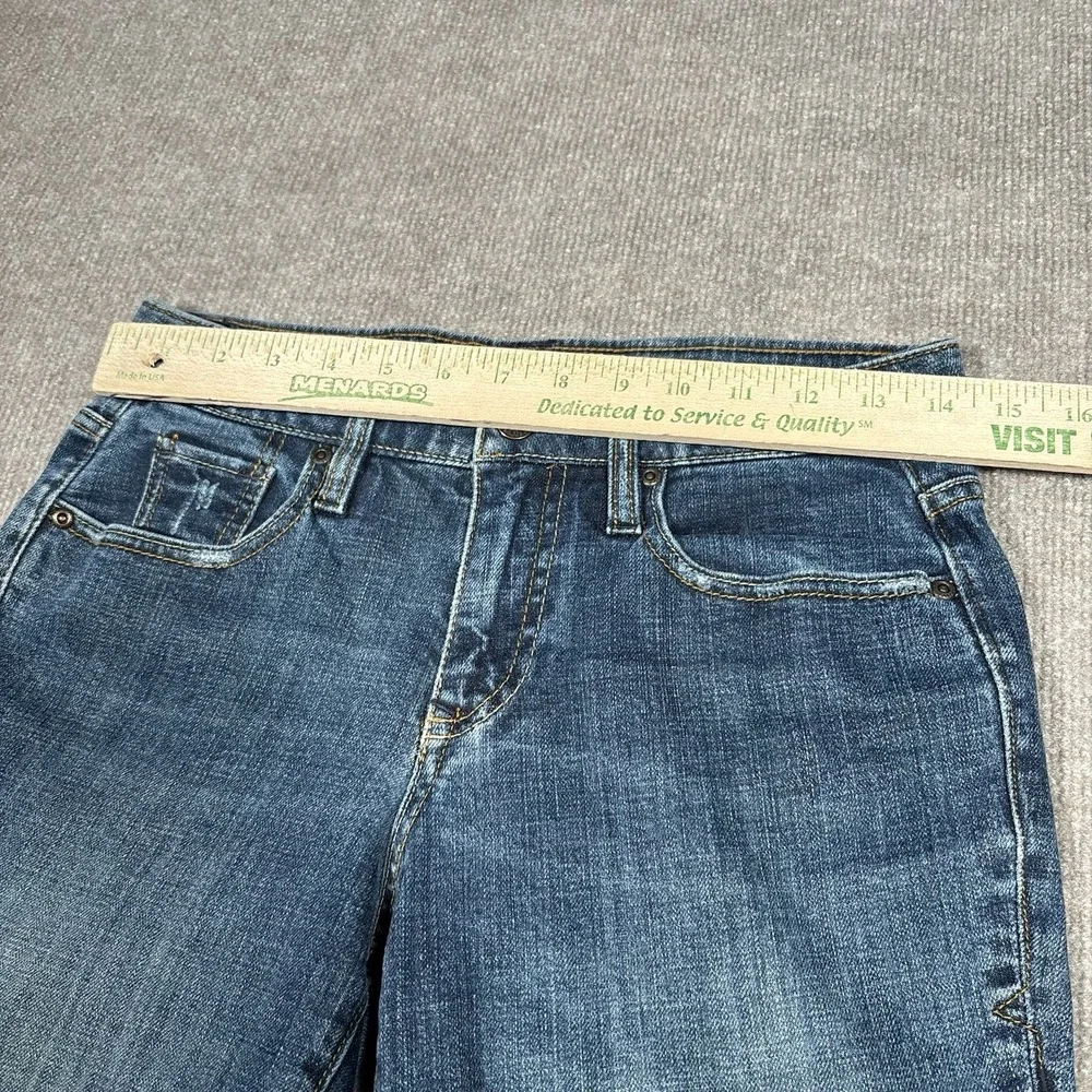Vintage Old Navy Jeans Womens 4 Blue Denim Curvy Bootcut Just Below Waist Y2K